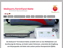 Tablet Screenshot of mediwarm.de